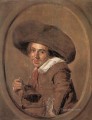 Un joven con un gran sombrero retrato del Siglo de Oro holandés Frans Hals